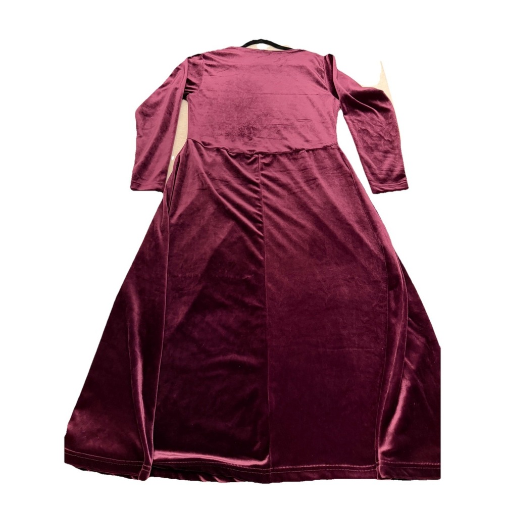 Purple Long Sleeve Dress Erika Studio‎ Size Large - Picture 2 of 7